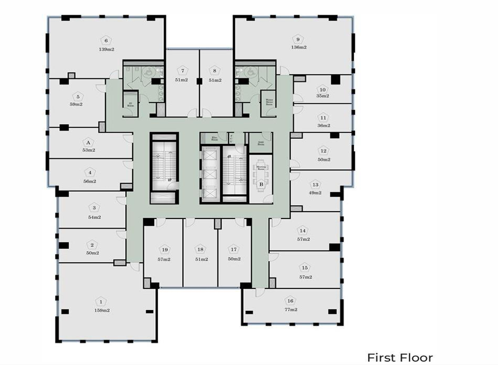 Plan 4 - Obex Business Hub New Capital Mall Jadeer Real Estate