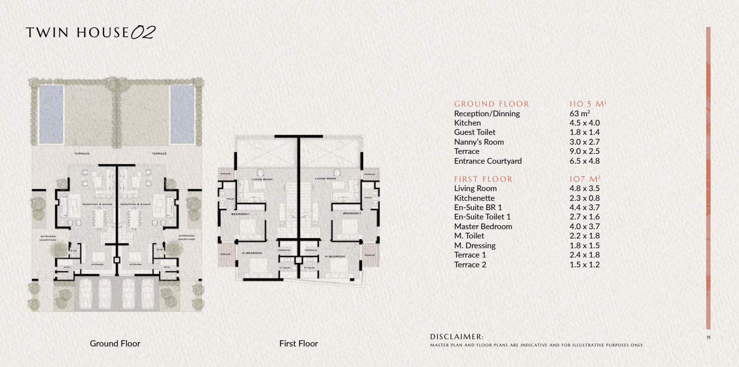 Floor Plan - Vaha New Zayed Compound Al Karma Real Estate