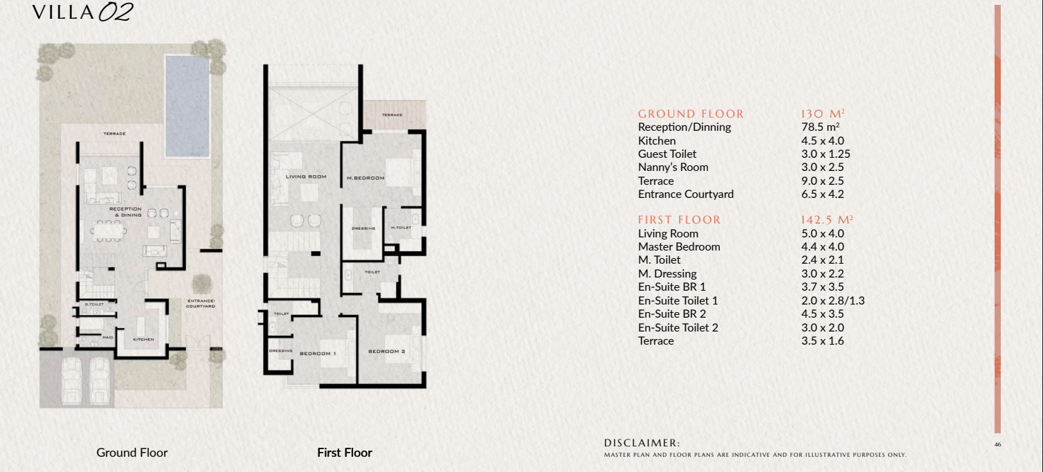 Floor Plan - كمبوند فاها زايد الجديدة الكارما للتطوير العقاري - Vaha New Zayed Compound