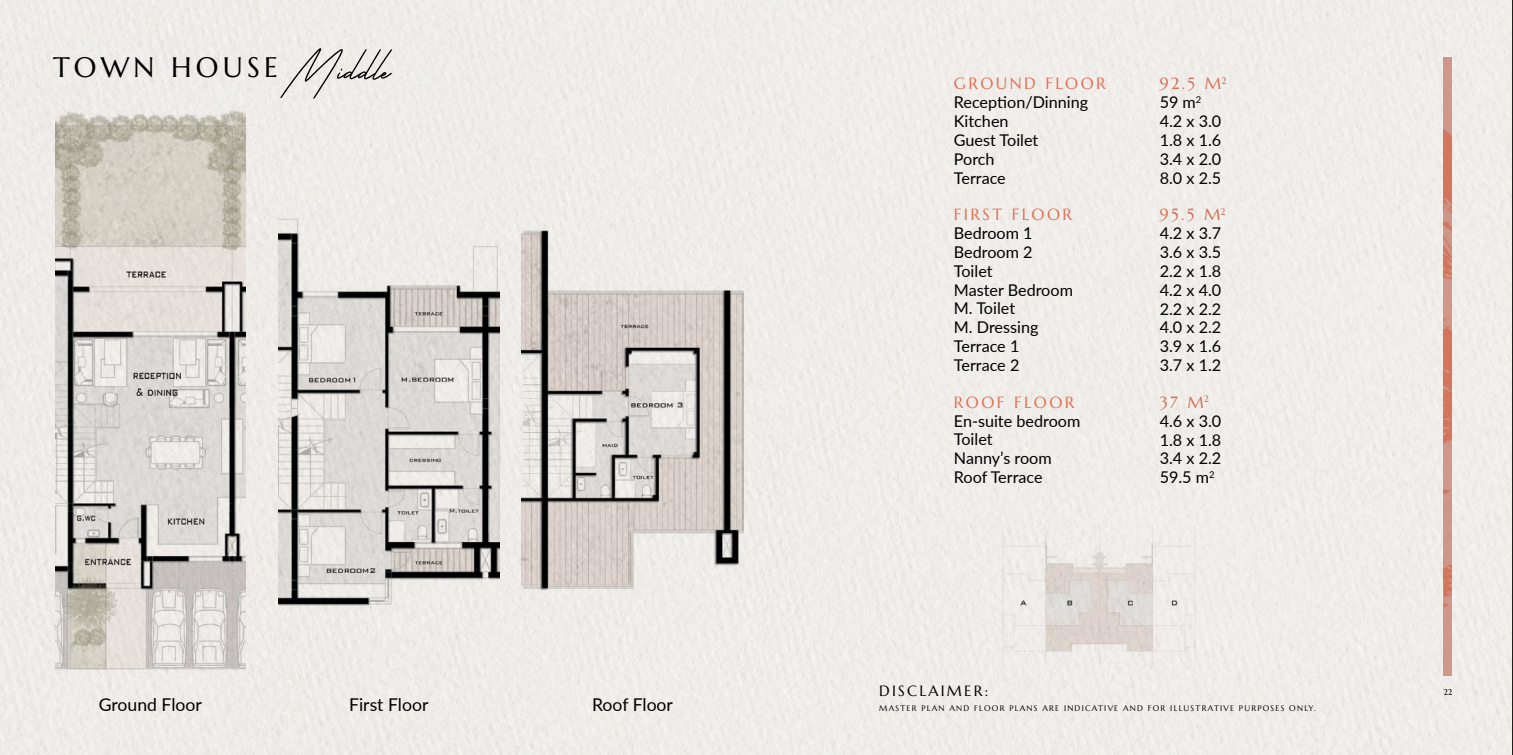 Floor Plan - Vaha New Zayed Compound Al Karma Real Estate