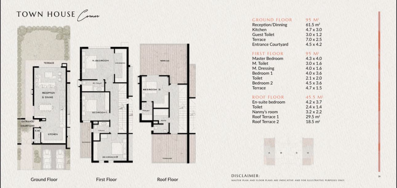 Floor Plan - Vaha New Zayed Compound Al Karma Real Estate