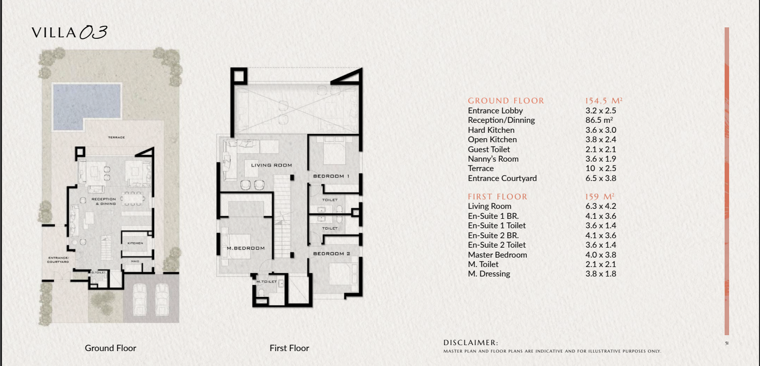 Floor Plan - Vaha New Zayed Compound Al Karma Real Estate