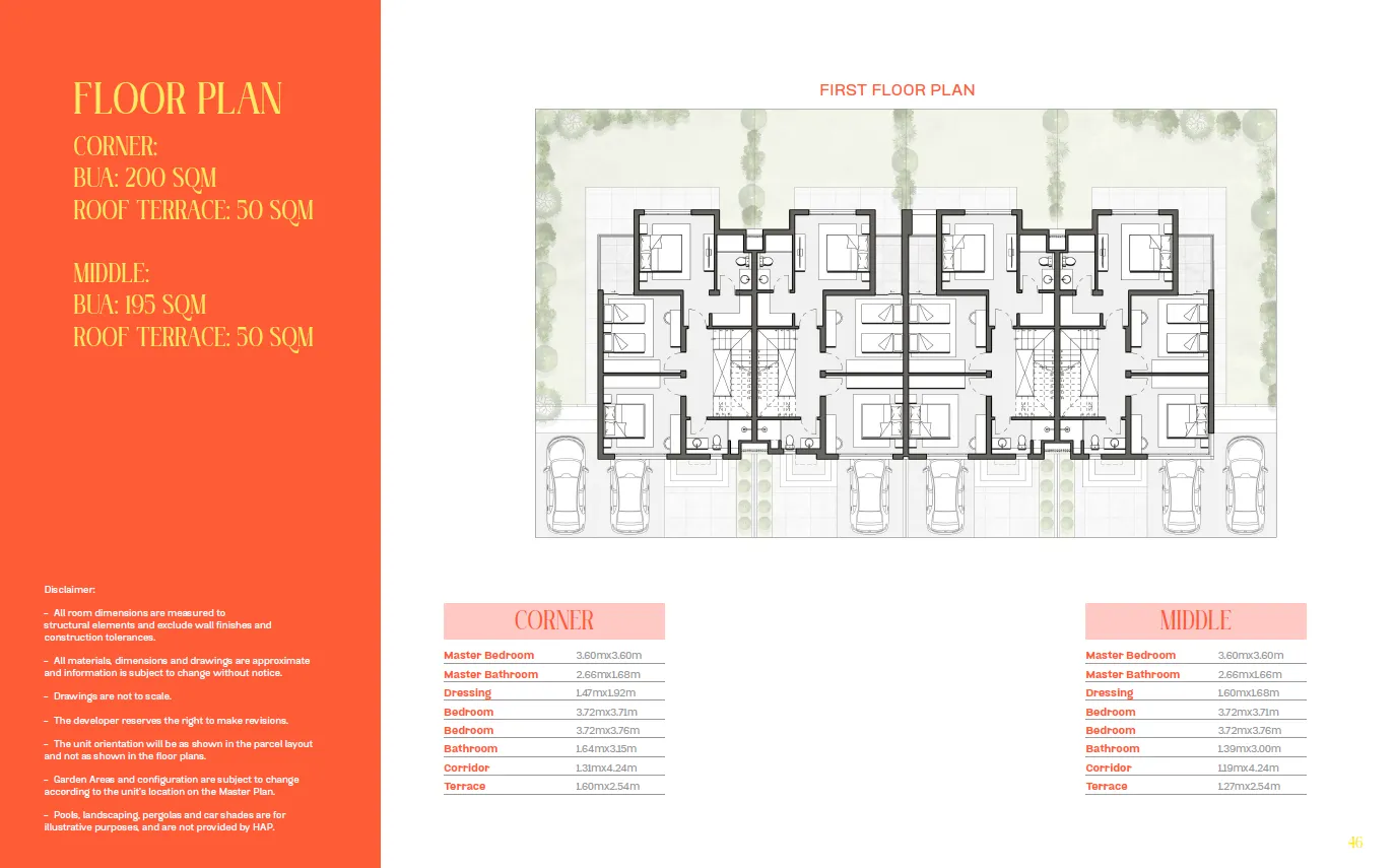 Townhouse - كمبوند ذا فاليز المستقبل سيتي حسن علام للتطوير العقاري - The Valleys Mostakbal City Compound