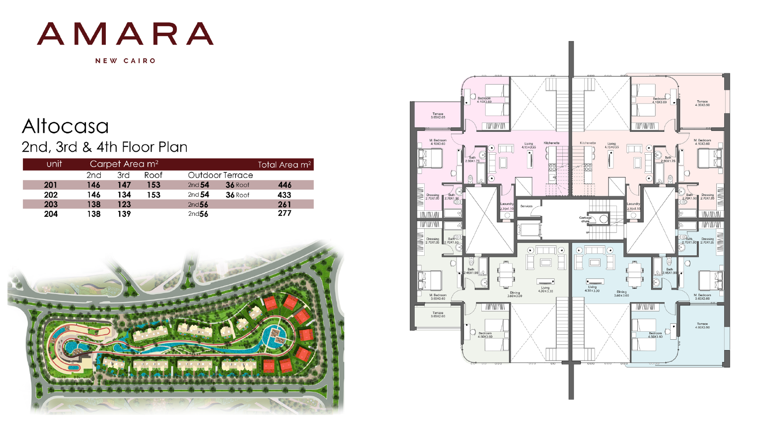 Floor Plan - كمبوند امارا ريزيدنس التجمع الخامس نيو بلان للتطوير العقاري - Amara Residence New Cairo Compound
