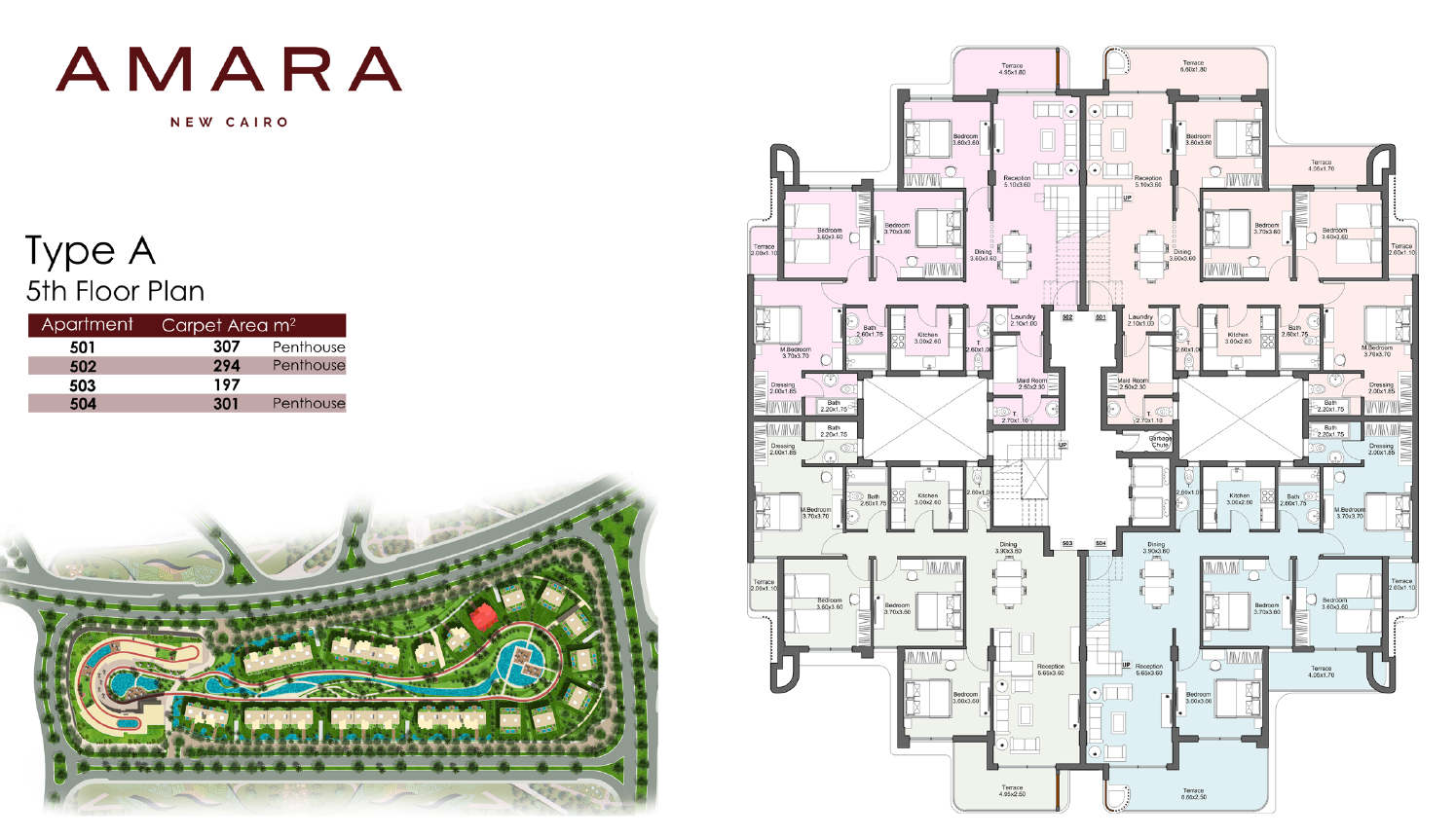 Floor Plan - Amara Residence New Cairo Compound New Plan Real Estate