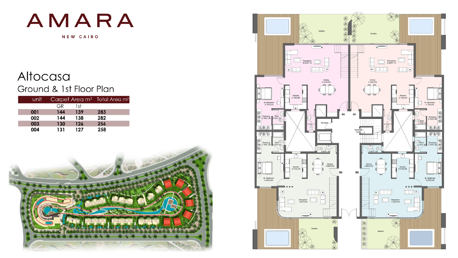 Floor Plan - كمبوند امارا ريزيدنس التجمع الخامس نيو بلان للتطوير العقاري - Amara Residence New Cairo Compound