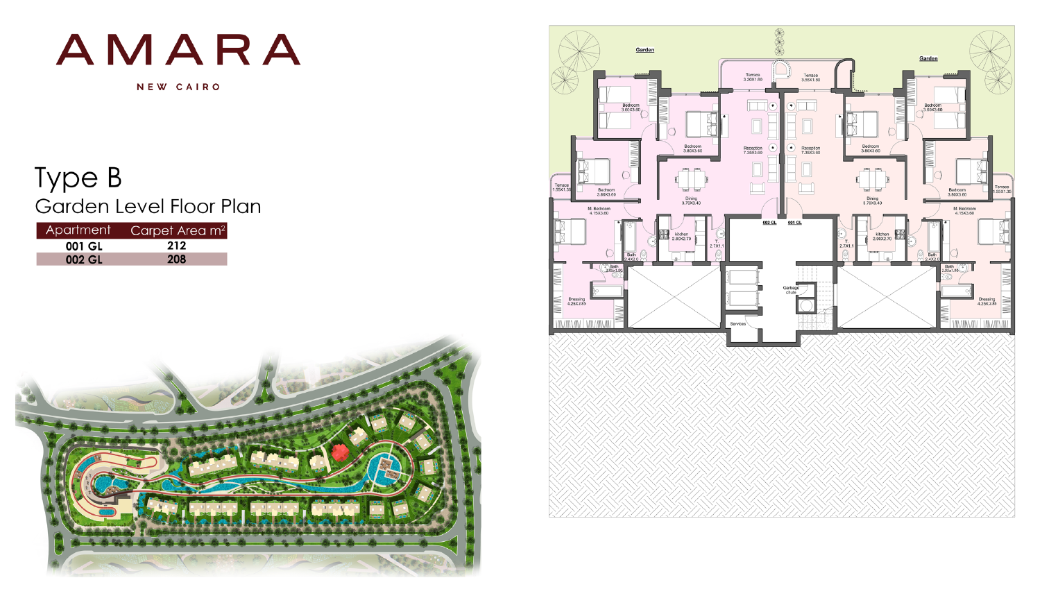 Floor Plan - كمبوند امارا ريزيدنس التجمع الخامس نيو بلان للتطوير العقاري - Amara Residence New Cairo Compound