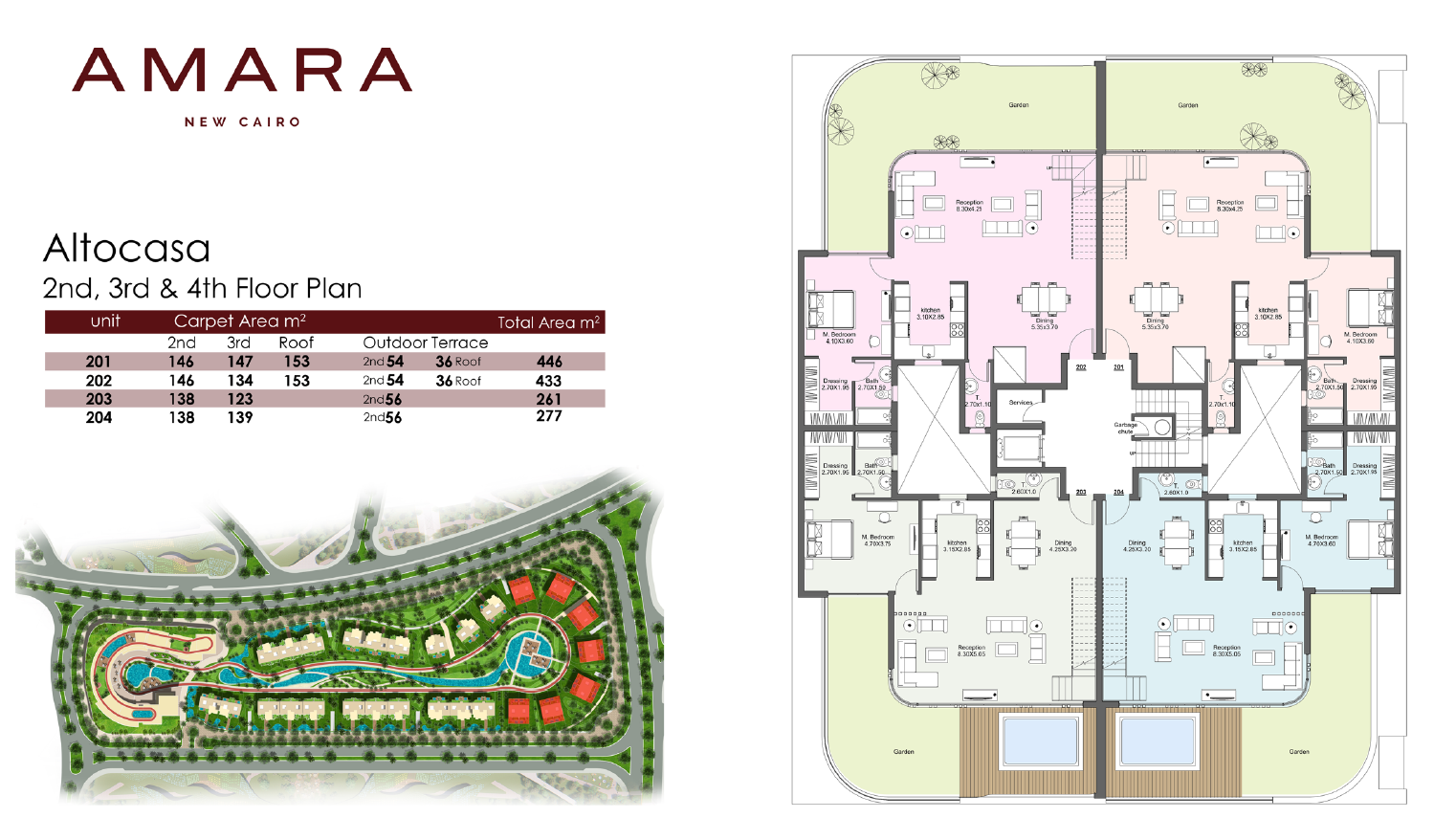 Floor Plan - كمبوند امارا ريزيدنس التجمع الخامس نيو بلان للتطوير العقاري - Amara Residence New Cairo Compound