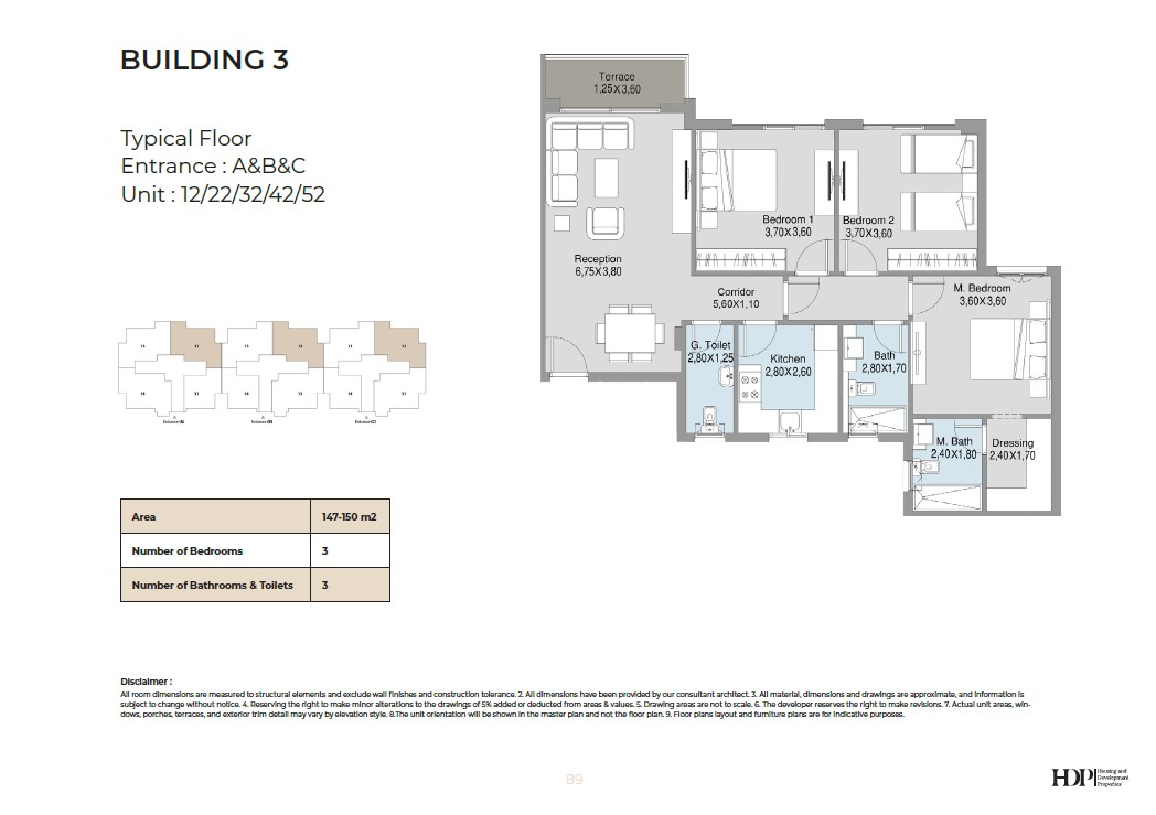 Floor Plan - كمبوند تالدا القاهرة الجديدة HDP للتطوير العقاري - Talda New Cairo Compound