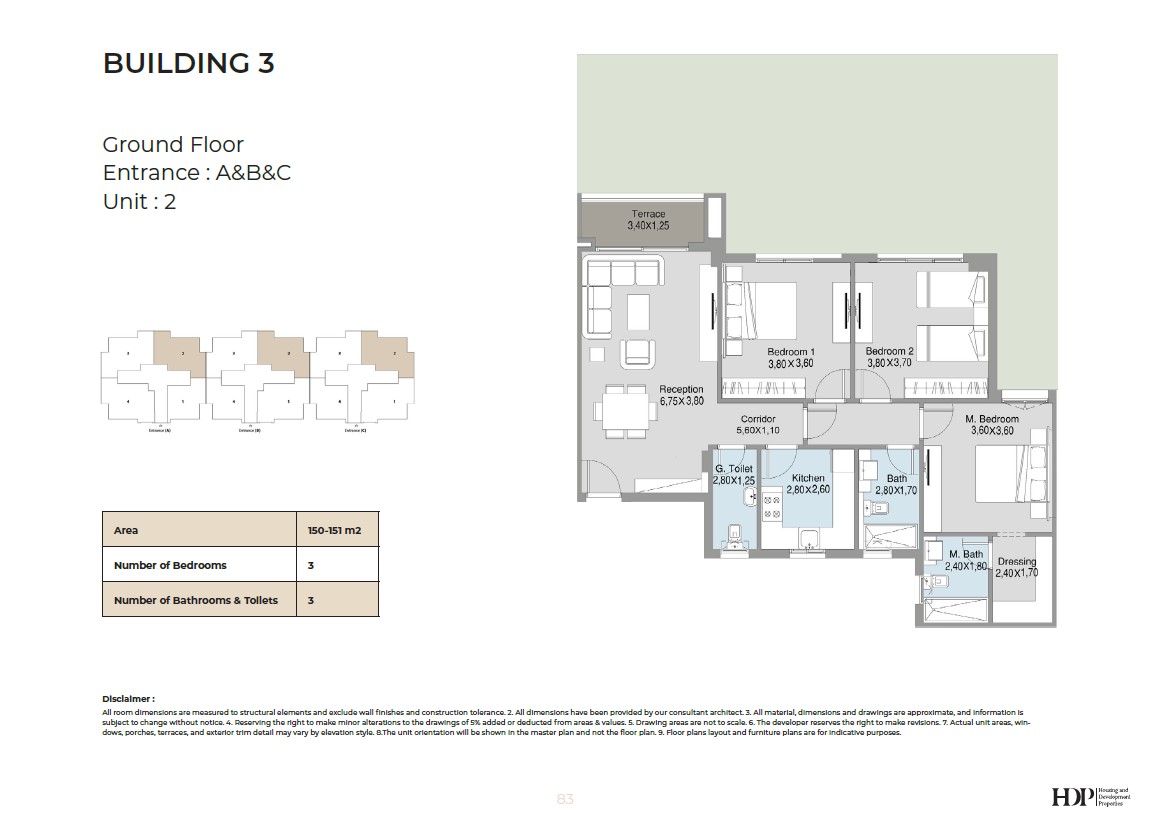 Floor Plan - كمبوند تالدا القاهرة الجديدة HDP للتطوير العقاري - Talda New Cairo Compound