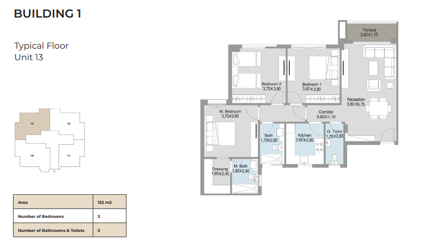 Floor Plan - كمبوند تالدا القاهرة الجديدة HDP للتطوير العقاري - Talda New Cairo Compound