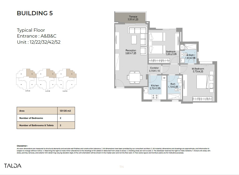 Floor Plan - كمبوند تالدا القاهرة الجديدة HDP للتطوير العقاري - Talda New Cairo Compound