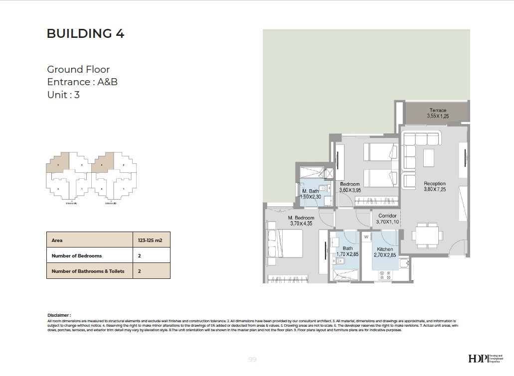 Floor Plan - كمبوند تالدا القاهرة الجديدة HDP للتطوير العقاري - Talda New Cairo Compound