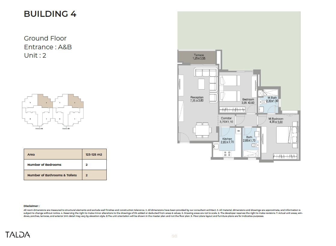 Floor Plan - كمبوند تالدا القاهرة الجديدة HDP للتطوير العقاري - Talda New Cairo Compound