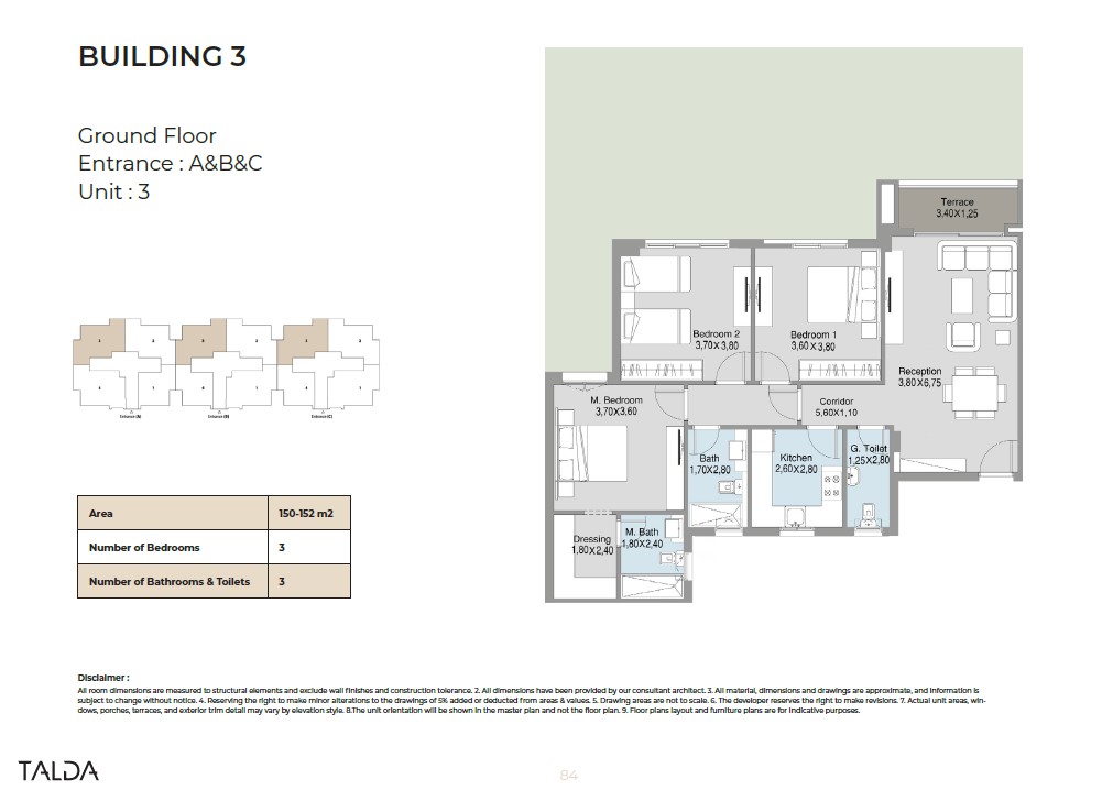 Floor Plan - كمبوند تالدا القاهرة الجديدة HDP للتطوير العقاري - Talda New Cairo Compound