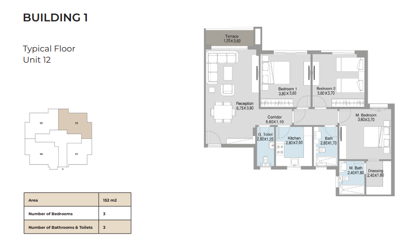 Floor Plan - كمبوند تالدا القاهرة الجديدة HDP للتطوير العقاري - Talda New Cairo Compound