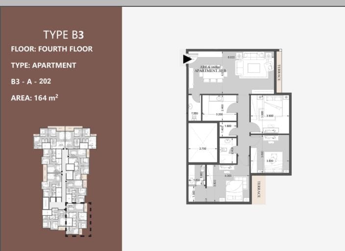 Floor Plan - كمبوند بيراج التجمع الخامس الرياض مصر للتطوير العقاري - Peerage New Cairo Compound