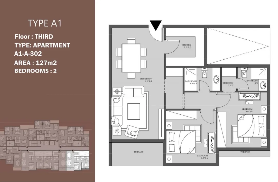 Apartment - Peerage New Cairo Compound Al Riyadh Misr Real Estate