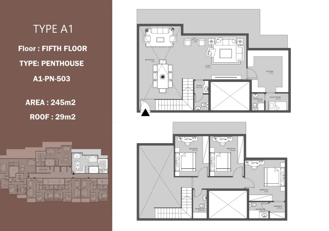 Penthouse - Peerage New Cairo Compound Al Riyadh Misr Real Estate