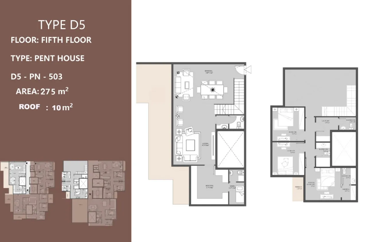 Penthouse - Peerage New Cairo Compound Al Riyadh Misr Real Estate