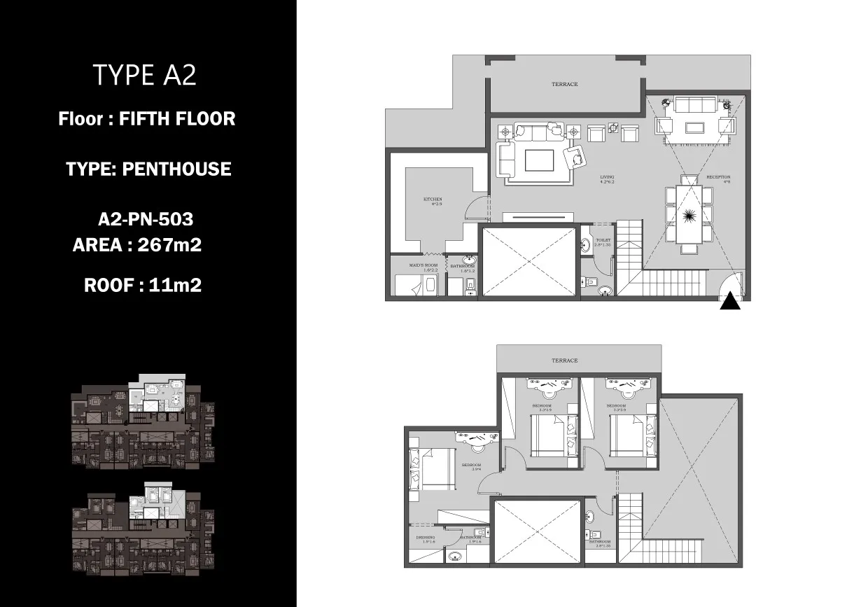 Penthouse - Peerage New Cairo Compound Al Riyadh Misr Real Estate