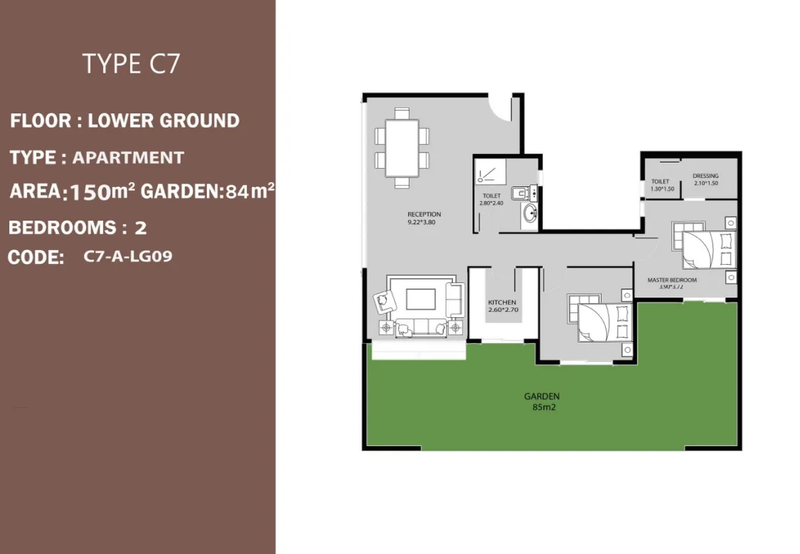 Apartment - Peerage New Cairo Compound Al Riyadh Misr Real Estate