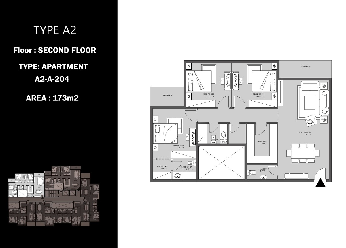 Floor Plan - كمبوند بيراج التجمع الخامس الرياض مصر للتطوير العقاري - Peerage New Cairo Compound