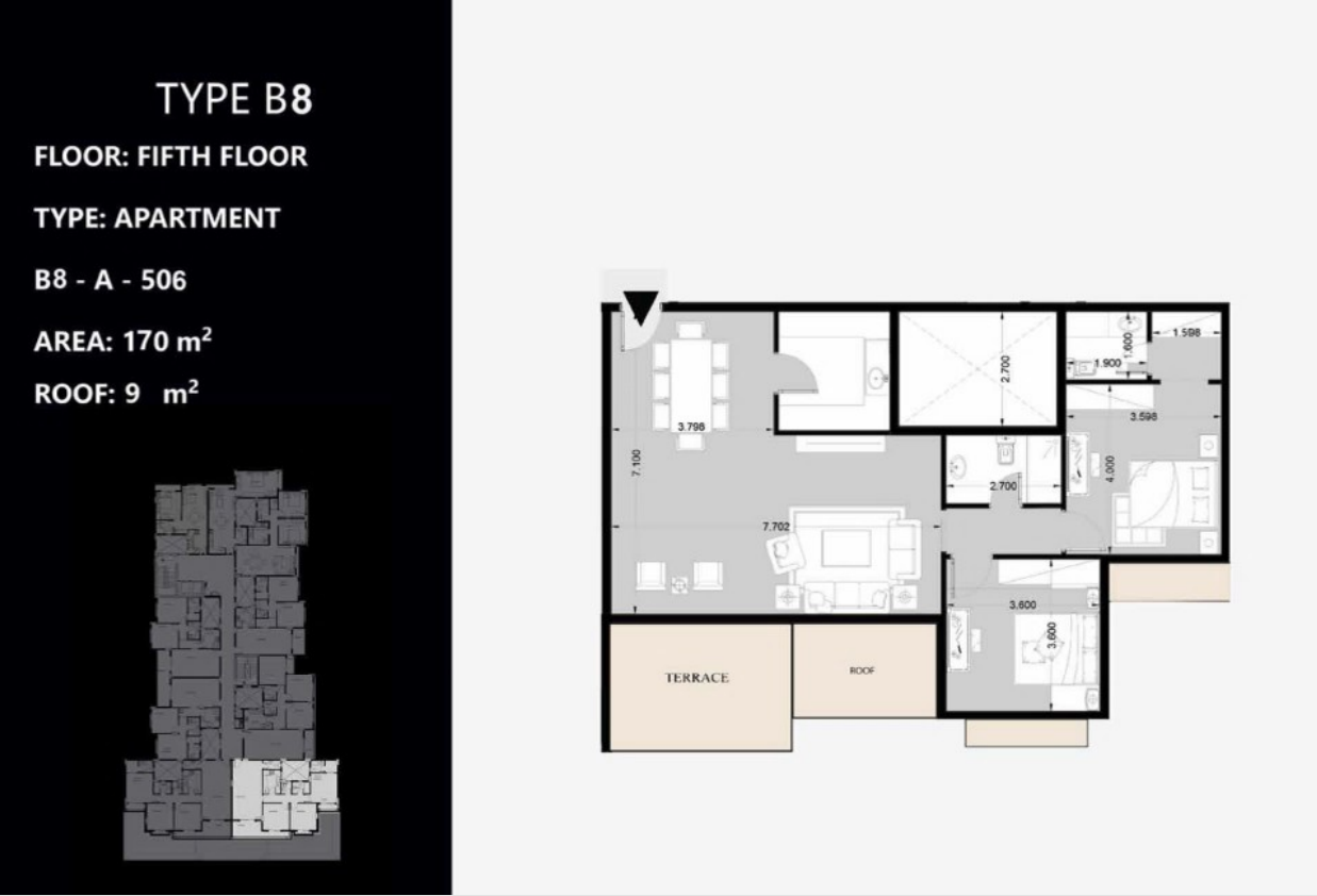 Floor Plan - كمبوند بيراج التجمع الخامس الرياض مصر للتطوير العقاري - Peerage New Cairo Compound