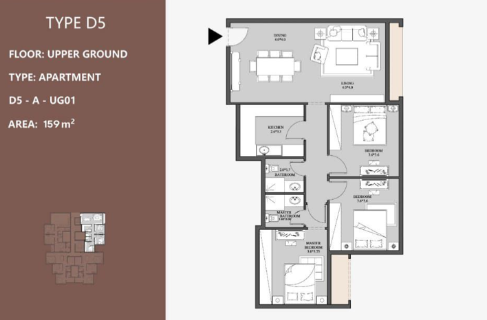 Floor Plan - كمبوند بيراج التجمع الخامس الرياض مصر للتطوير العقاري - Peerage New Cairo Compound