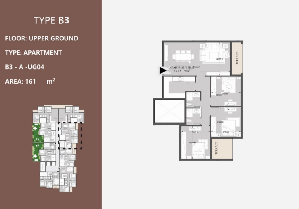 Floor Plan - كمبوند بيراج التجمع الخامس الرياض مصر للتطوير العقاري - Peerage New Cairo Compound