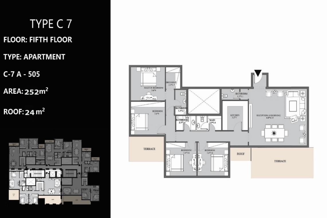Floor Plan - كمبوند بيراج التجمع الخامس الرياض مصر للتطوير العقاري - Peerage New Cairo Compound