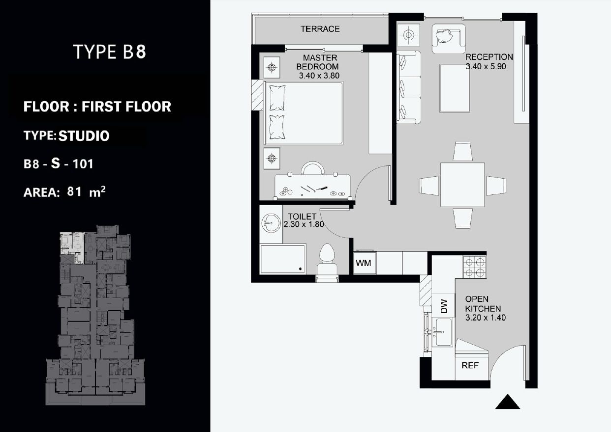 Floor Plan - كمبوند بيراج التجمع الخامس الرياض مصر للتطوير العقاري - Peerage New Cairo Compound