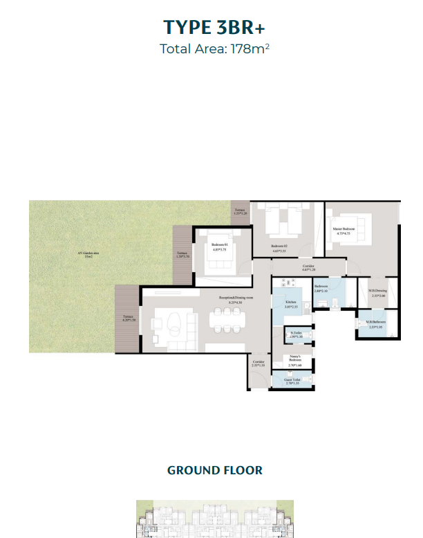 Floor Plan - كمبوند اكاسا ميا التجمع الخامس دار العالمية للتطوير العقاري - Acasa Mia New Cairo Compound