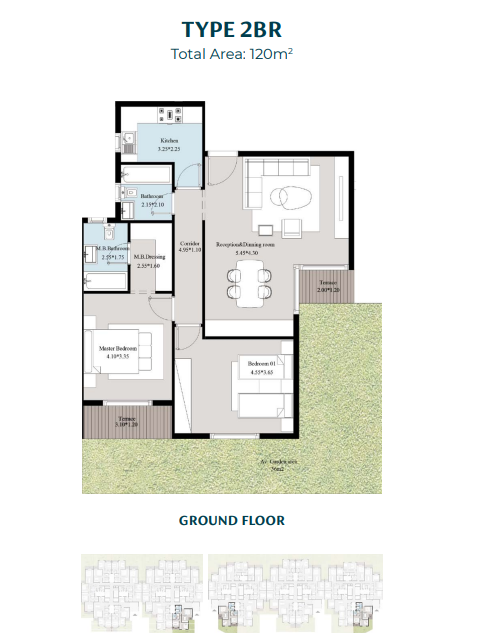 Floor Plan - كمبوند اكاسا ميا التجمع الخامس دار العالمية للتطوير العقاري - Acasa Mia New Cairo Compound
