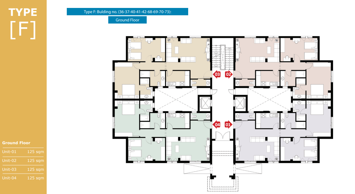 Plan 4 - New Fustat City Compound Saudi Egyptian Real Estate
