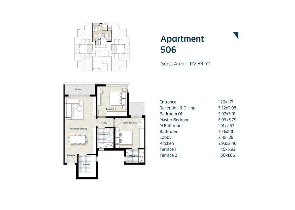 Plan 5 - La Colina Sheikh Zayed Compound Capital Hills Real Estate