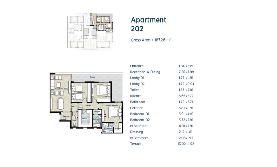 Plan 12 - La Colina Sheikh Zayed Compound Capital Hills Real Estate