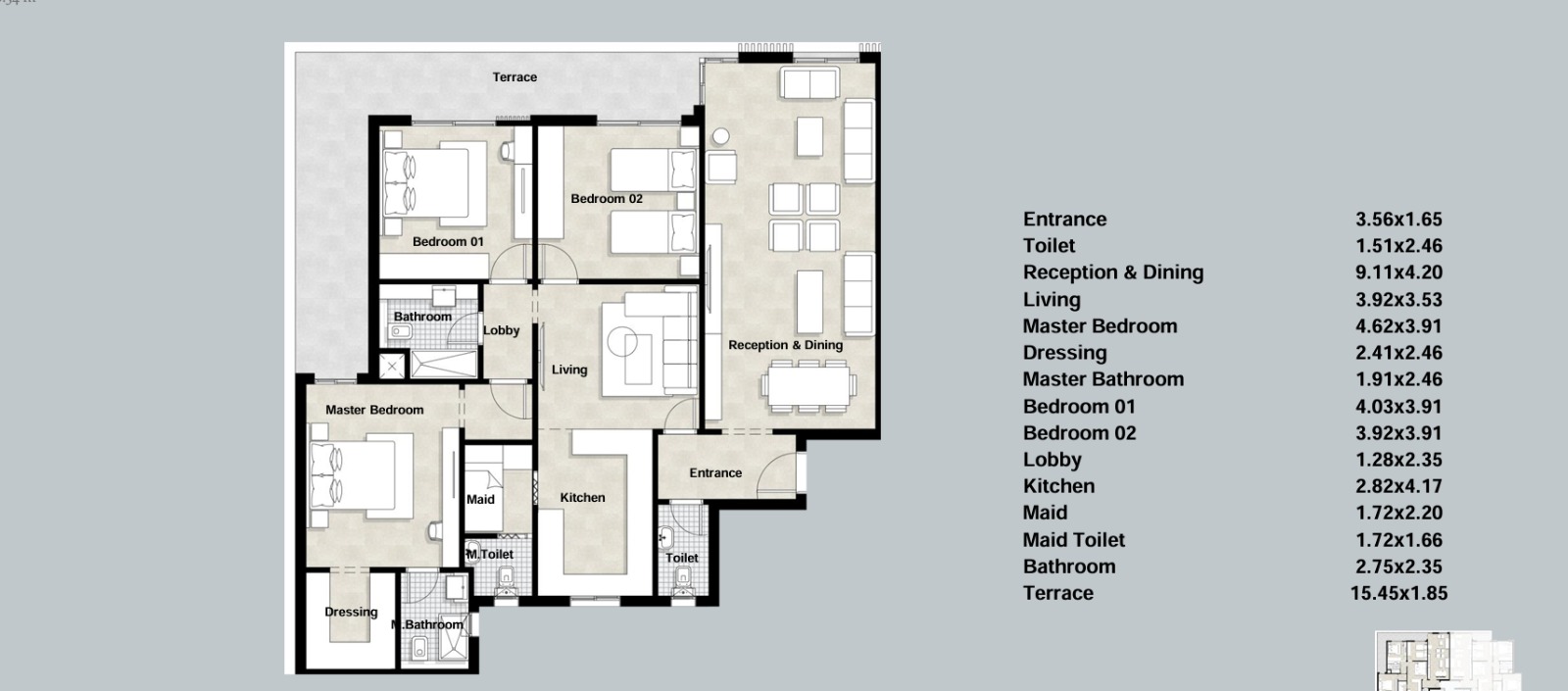 Plan 21 - La Colina Sheikh Zayed Compound Capital Hills Real Estate