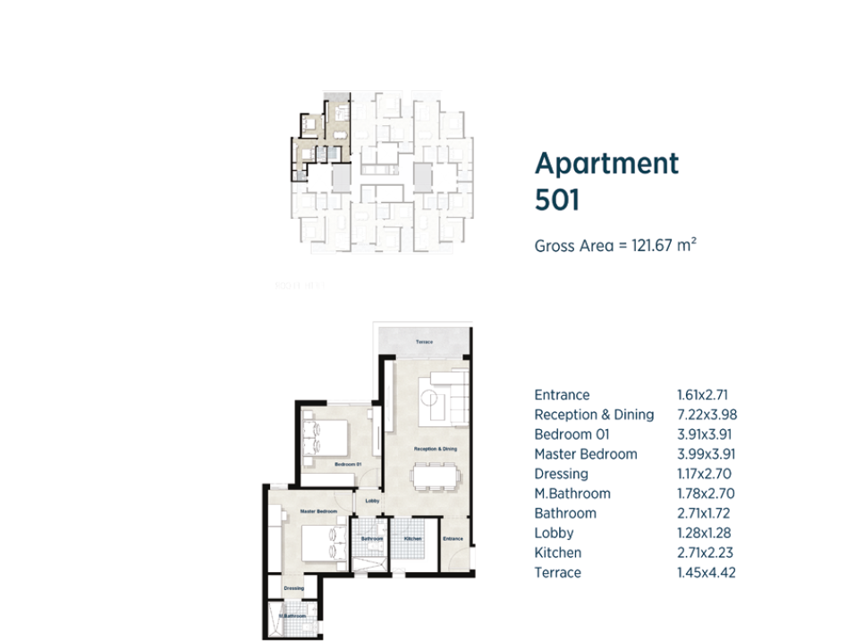Plan 4 - La Colina Sheikh Zayed Compound Capital Hills Real Estate