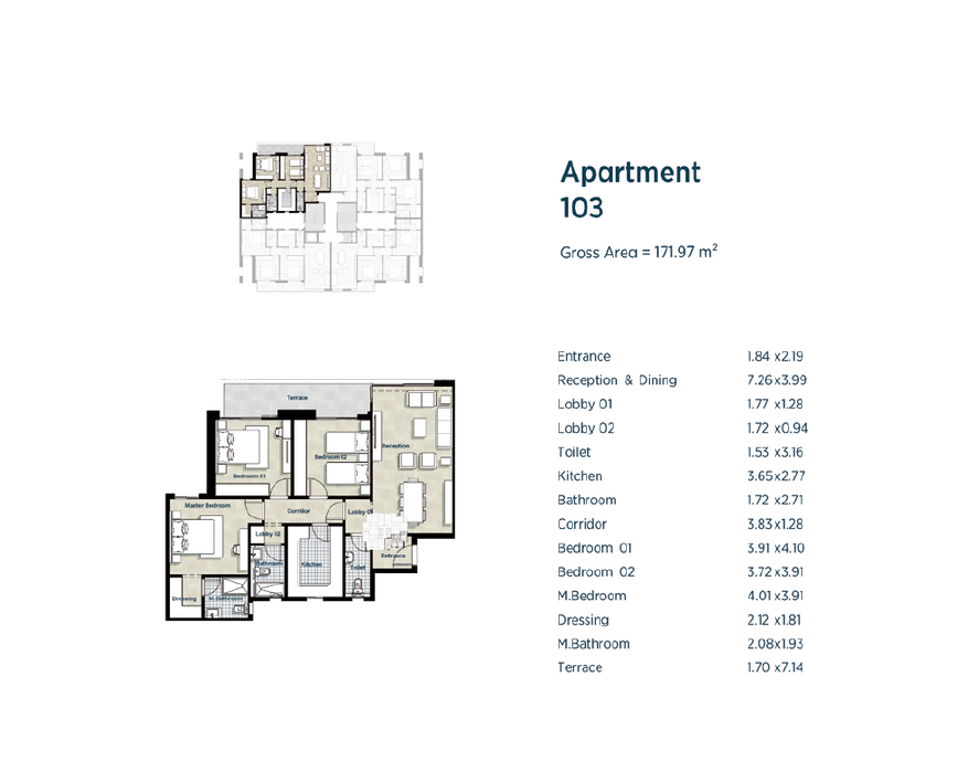 Plan 11 - La Colina Sheikh Zayed Compound Capital Hills Real Estate