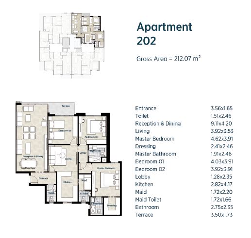 Plan 20 - La Colina Sheikh Zayed Compound Capital Hills Real Estate