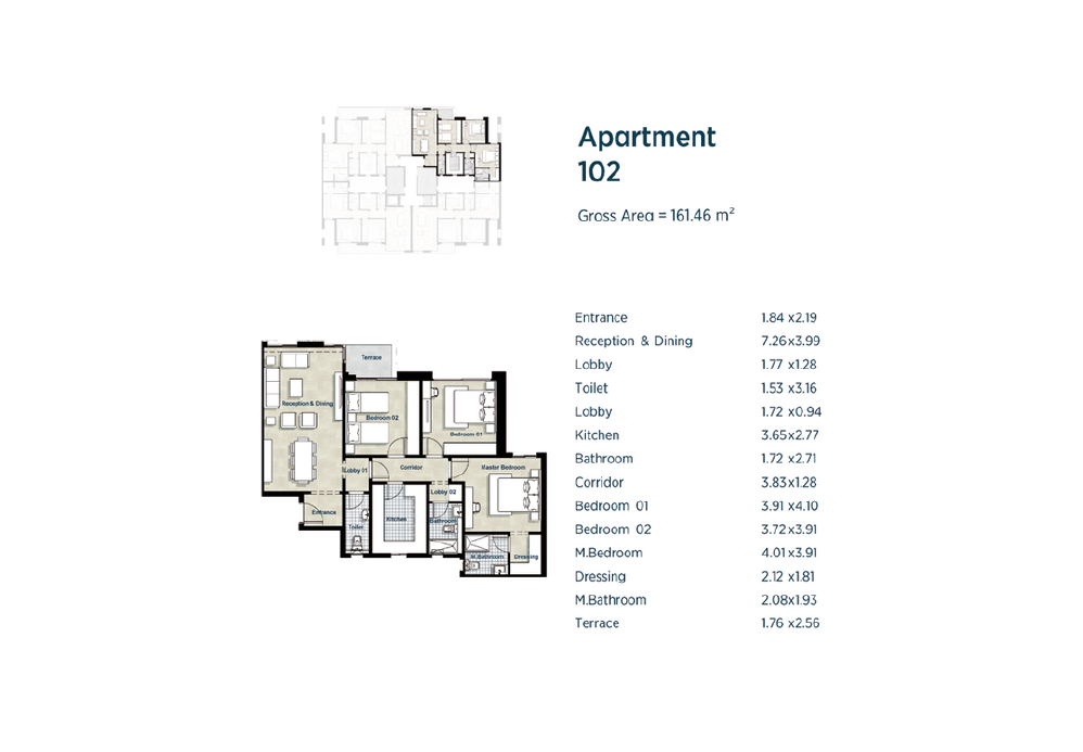 Plan 9 - La Colina Sheikh Zayed Compound Capital Hills Real Estate