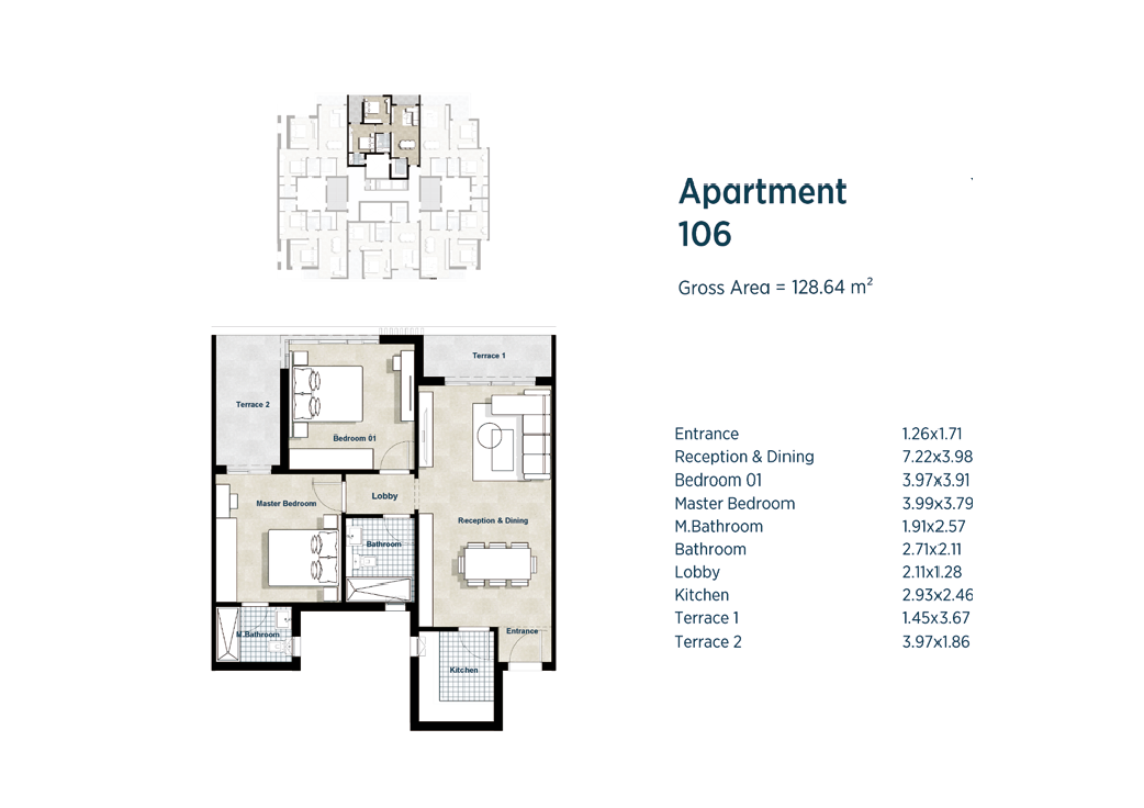 Plan 6 - La Colina Sheikh Zayed Compound Capital Hills Real Estate