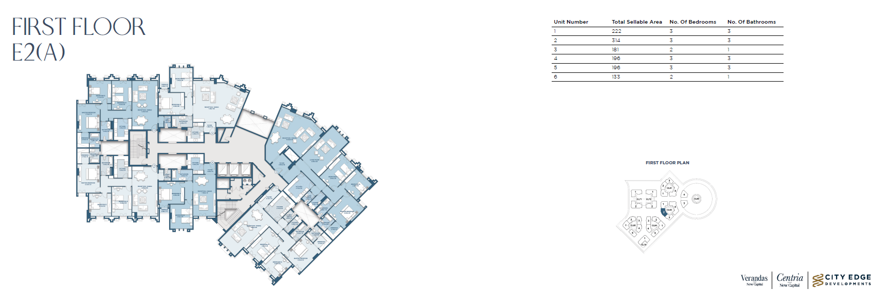 Floor Plan - كمبوند نيو جاردن سيتي العاصمة الإدارية الجديدة سيتي ايدج للتطوير العقاري - New Garden City New Capital Compound