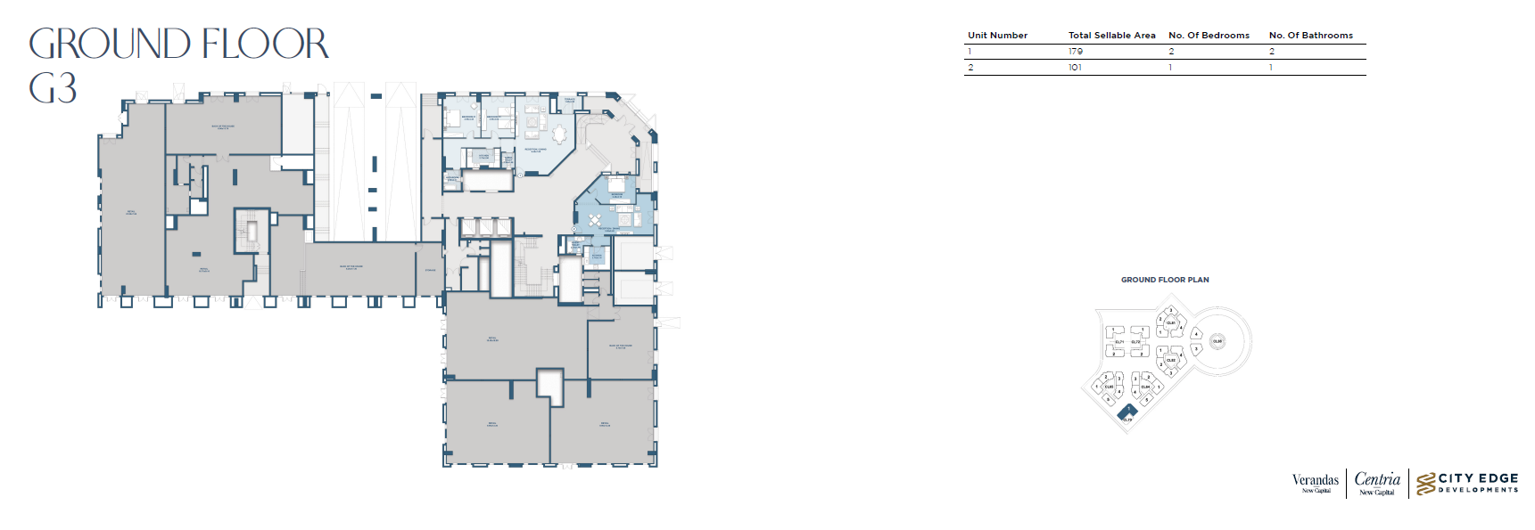 Floor Plan - كمبوند نيو جاردن سيتي العاصمة الإدارية الجديدة سيتي ايدج للتطوير العقاري - New Garden City New Capital Compound