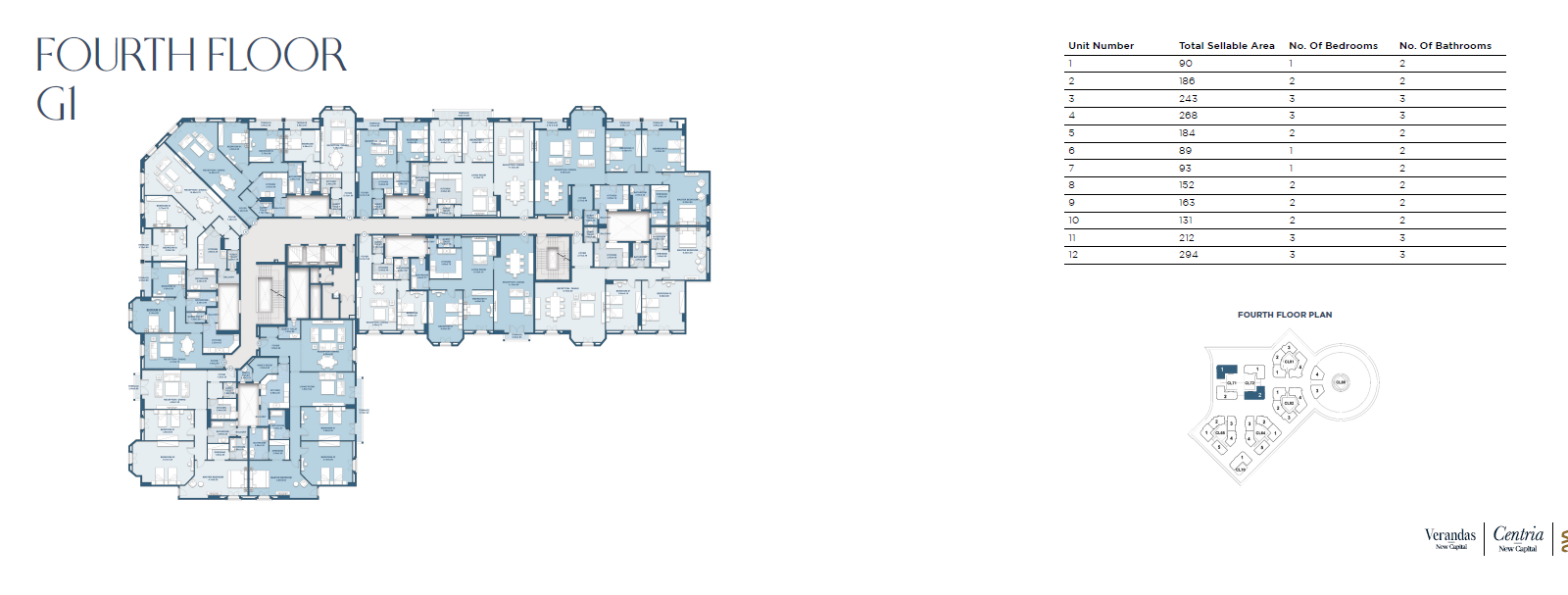 Floor Plan - New Garden City New Capital Compound City Edge Real Estate