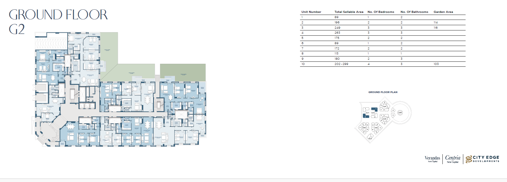 Floor Plan - كمبوند نيو جاردن سيتي العاصمة الإدارية الجديدة سيتي ايدج للتطوير العقاري - New Garden City New Capital Compound