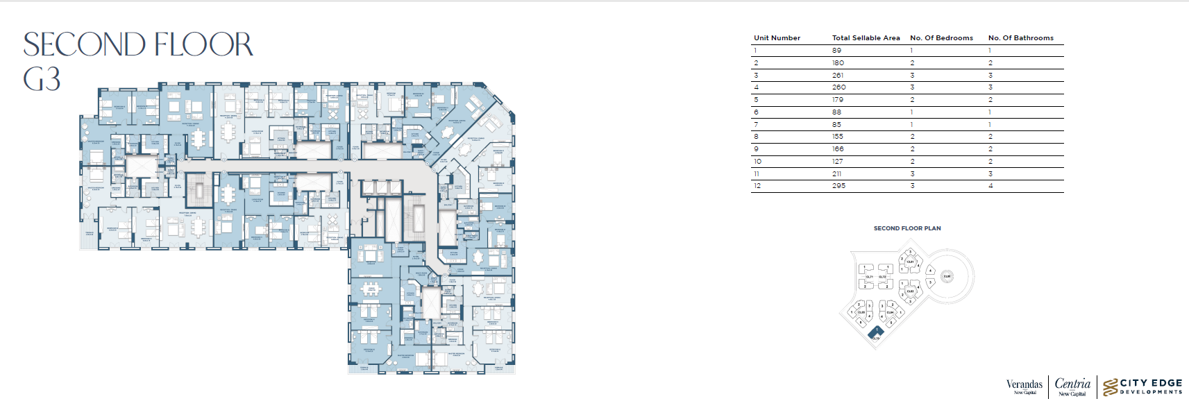 Floor Plan - New Garden City New Capital Compound City Edge Real Estate