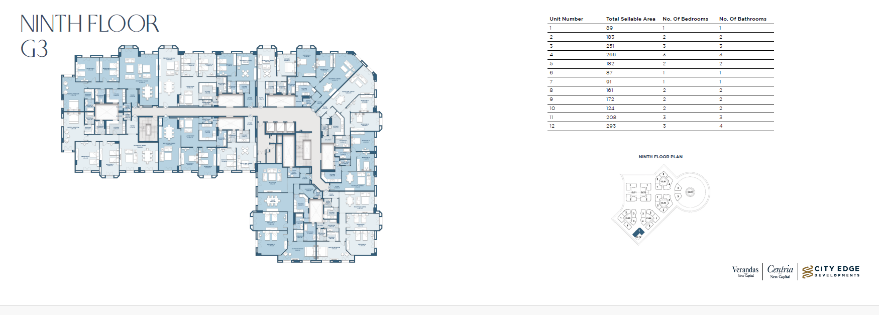 Floor Plan - New Garden City New Capital Compound City Edge Real Estate