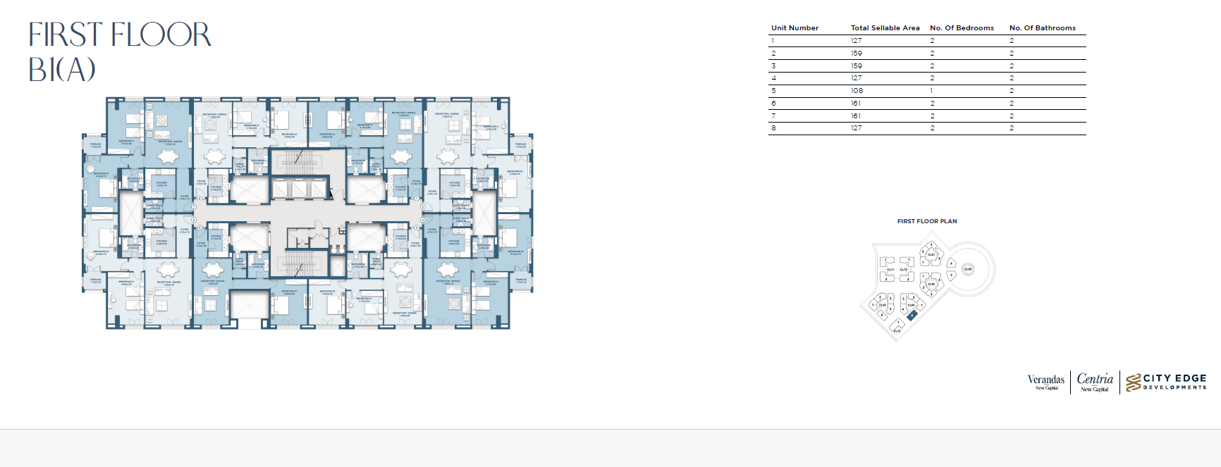 Floor Plan - كمبوند نيو جاردن سيتي العاصمة الإدارية الجديدة سيتي ايدج للتطوير العقاري - New Garden City New Capital Compound